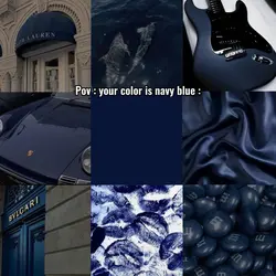 Navy blue :