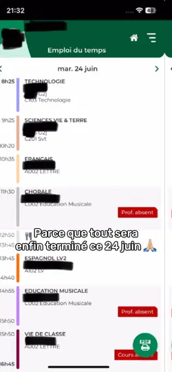 Tout terminé 24 juin