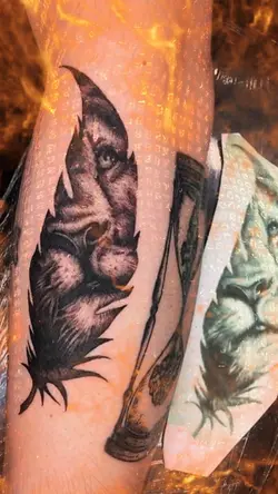 (3รูป) รอยสักทาสแมว🐈🔥