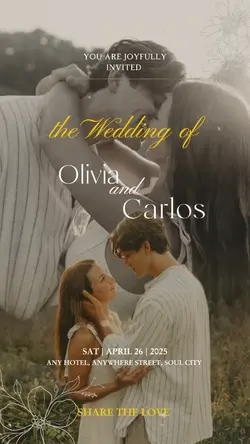Wedding invitation 