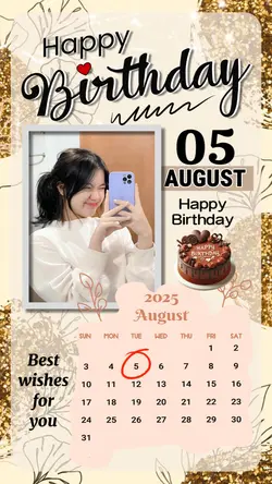 HBD 5 AUGUST 2025