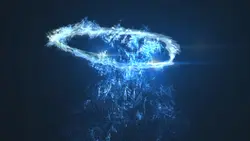 blue lightning