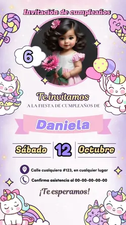 Invitación de cumple