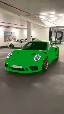 porsche Green screen