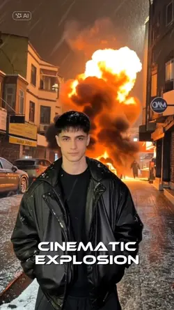 Cinematic explosion