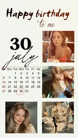 BIRTHDAY 30 JULY