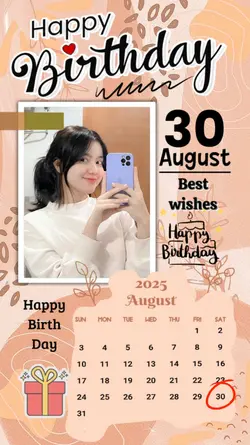 HBD 30 AUGUST 2025