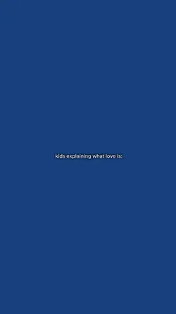 kids explaining love