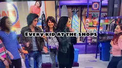 Kids at the shops