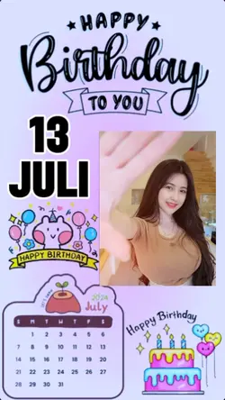 13 Juli Ultah
