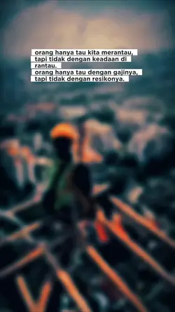 orang hanya tau