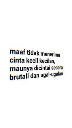 maaf tidak menerima 