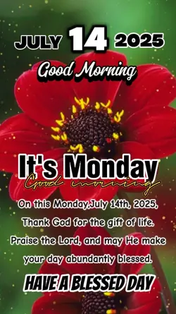 it's Monday 