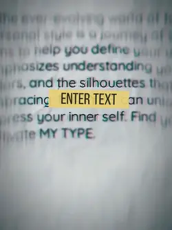 Enter text