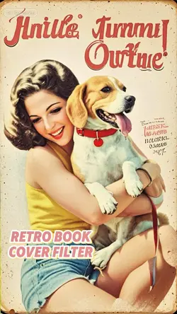 RETRO BOOK COVER