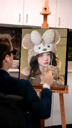 melukis foto kita