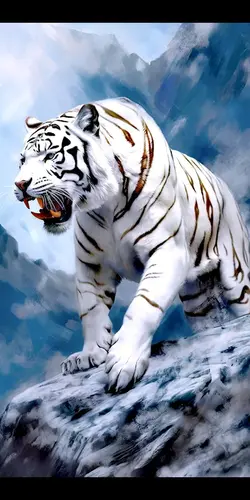 White Tiger action 