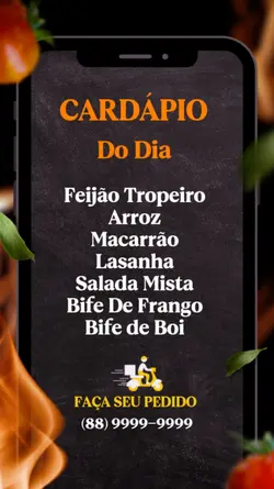 cardápio do dia 
