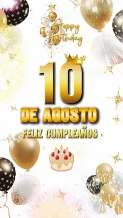 HBD 10 D AGOSTO 2026