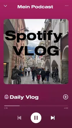 Spotify Vorlage Vlog