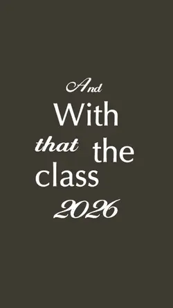 End of class 2026