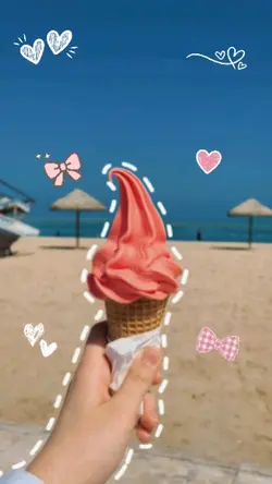 ice cream estetik
