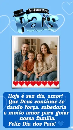 Feliz dia dos Pais 