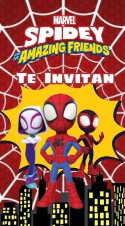 spidey invitación