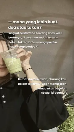 takdir dan doa