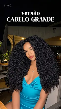 cabelo grande IA