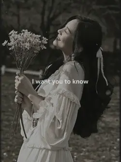 I WANT YOU TO KNOW