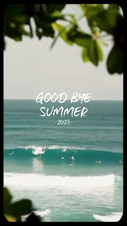 Goodbye summer ✨