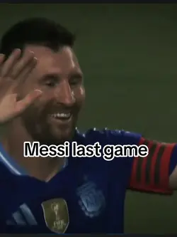Messi last game