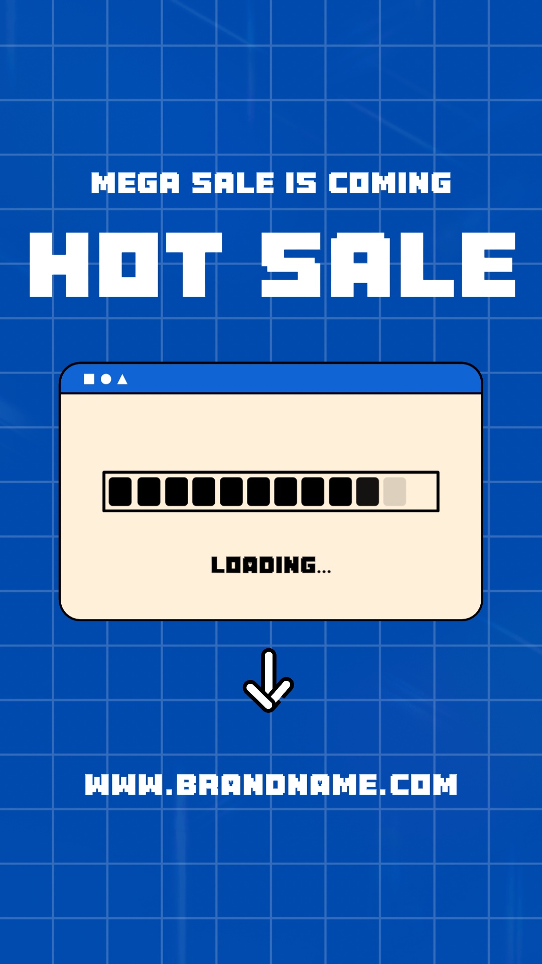 Loading Intro Effect Blue Theme - Pippit