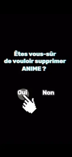 Suppression animé 