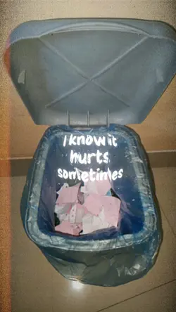 I know it hurts