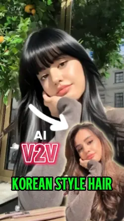 AI Korean Hair Style