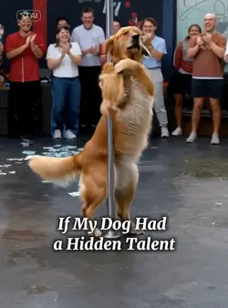 Ai dog pole dance