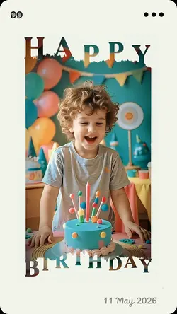 HBD My Son 11 MAY