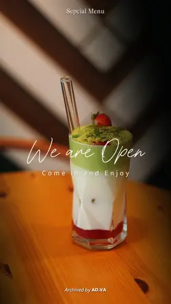 We are open cafe