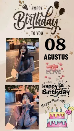 8 Agustus birthday 