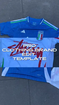 Clothing brand edit