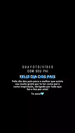 Feliz dia dos pais 