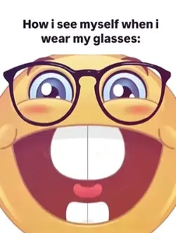 wear glasses