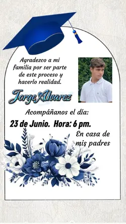invitación graduació