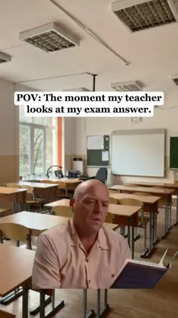 my teacher looks at