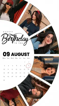 BIRTHDAY 09 AUGUST