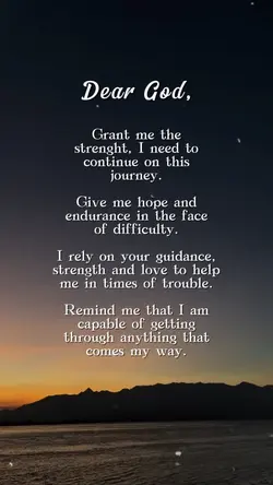 Dear God,