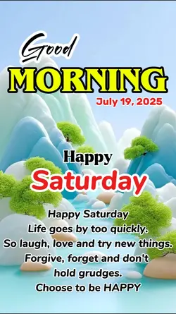 Happy Saturday 