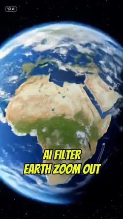 Earth zoom out AI